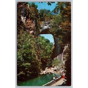 Natural Bridge Virginia Vintage Postcard September 16 1971 Postmark